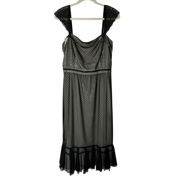 Ann Taylor Dresses & Skirts - Ann Taylor LOFT Dotted Swiss Dress Designer Look Beautiful Dress sz. 10